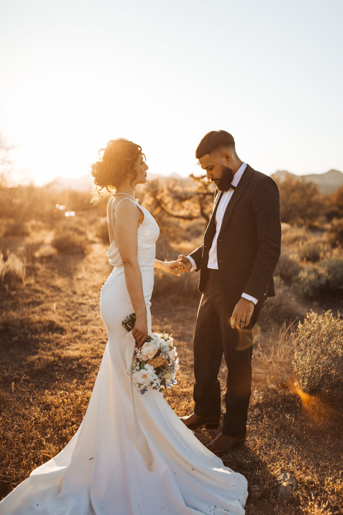 Arizona Elopement at lost dutchman state park