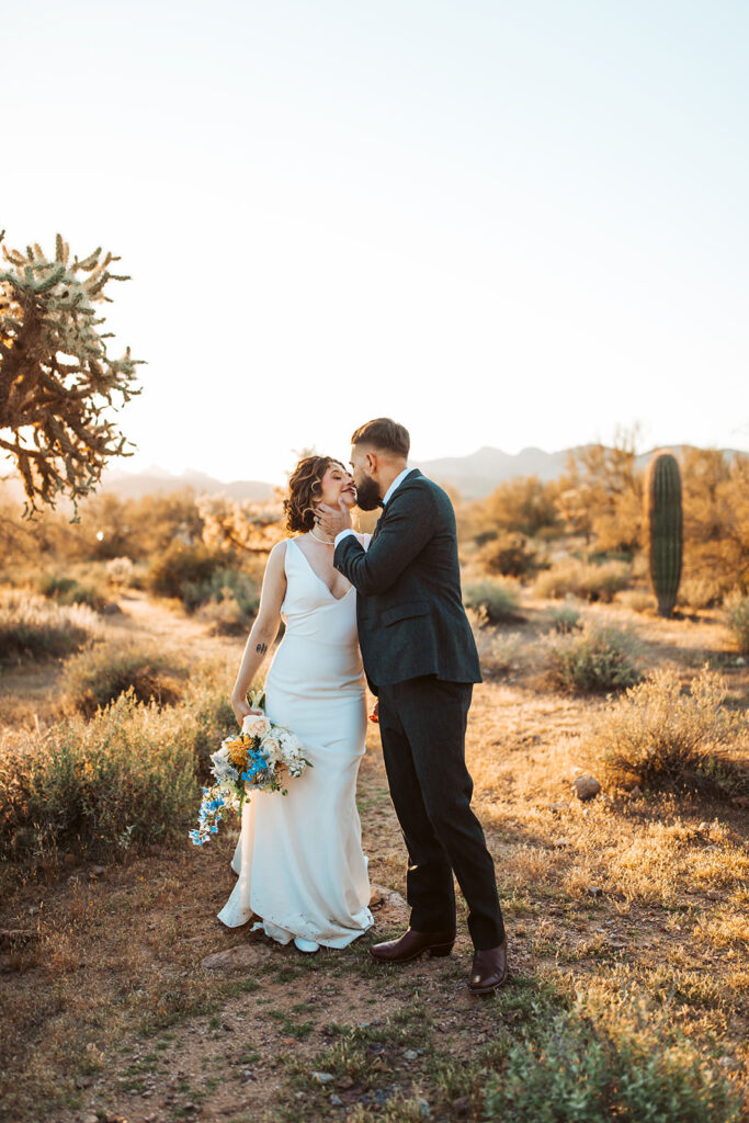 Arizona Elopement at lost dutchman state park