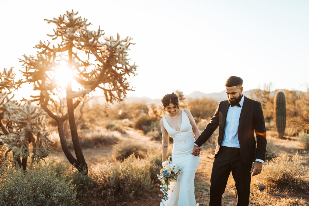 Arizona Elopement at lost dutchman state park