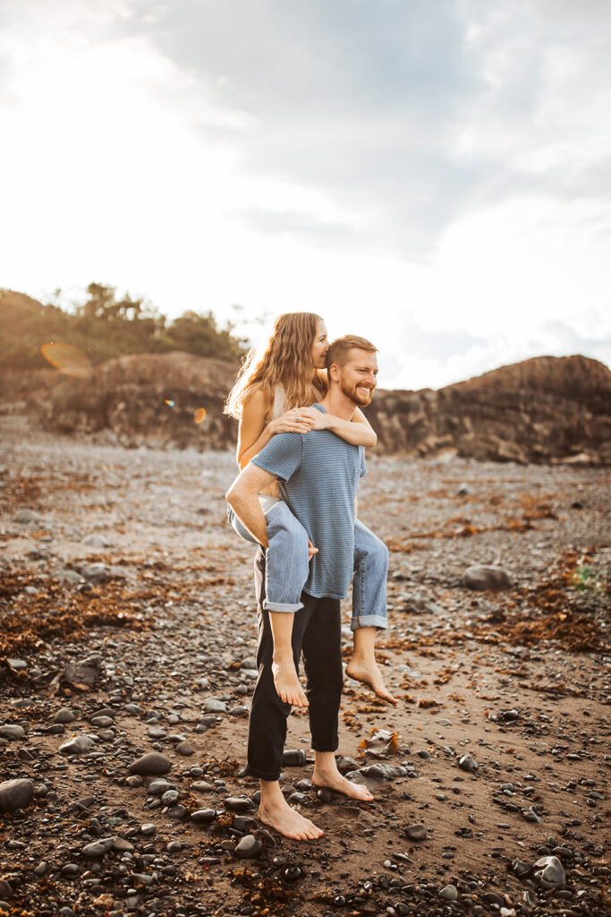 maine engagement photographer