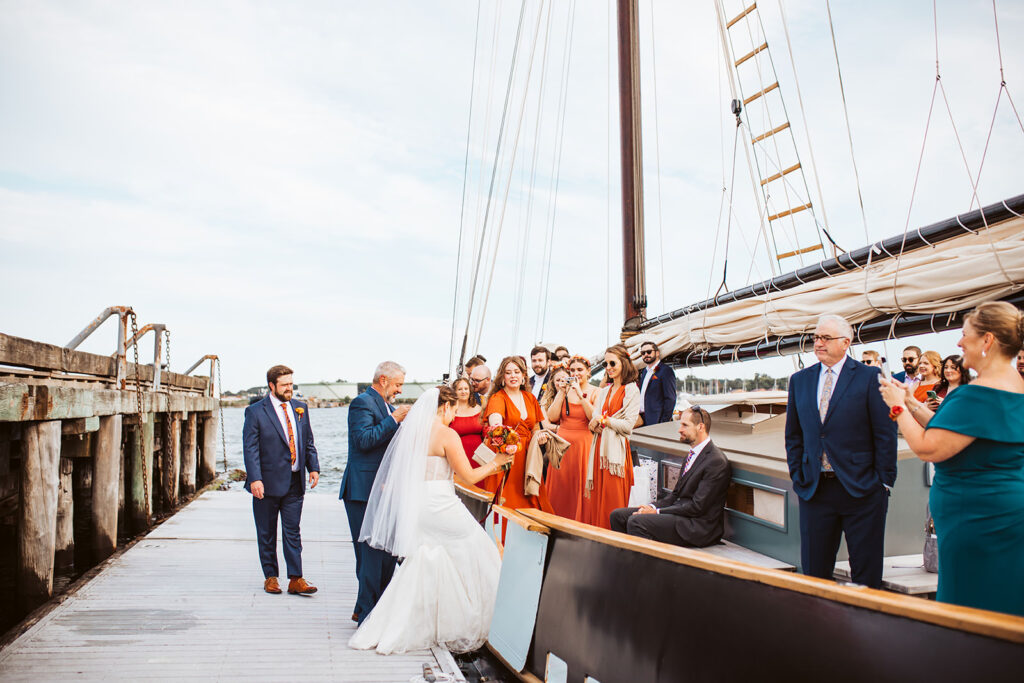 maine sailboat wedding