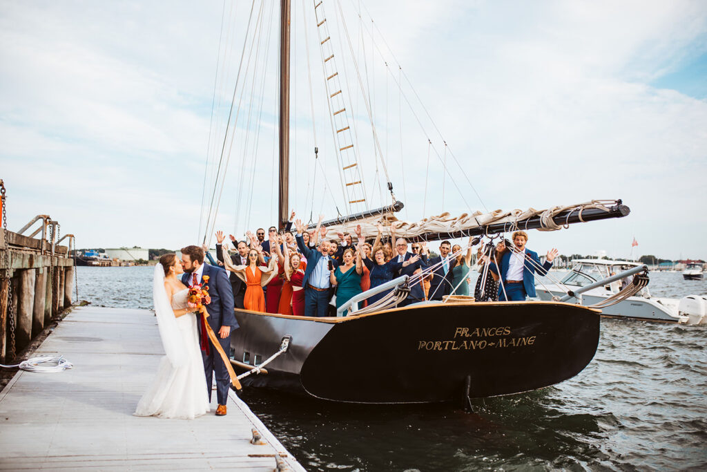 maine sailboat wedding