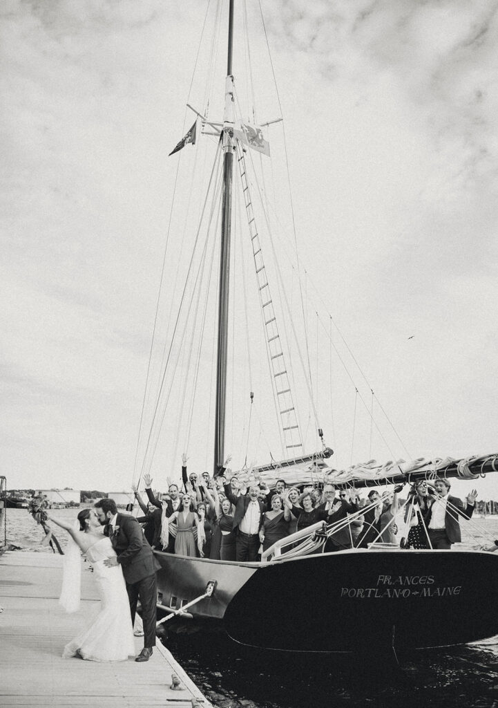 maine sailboat wedding