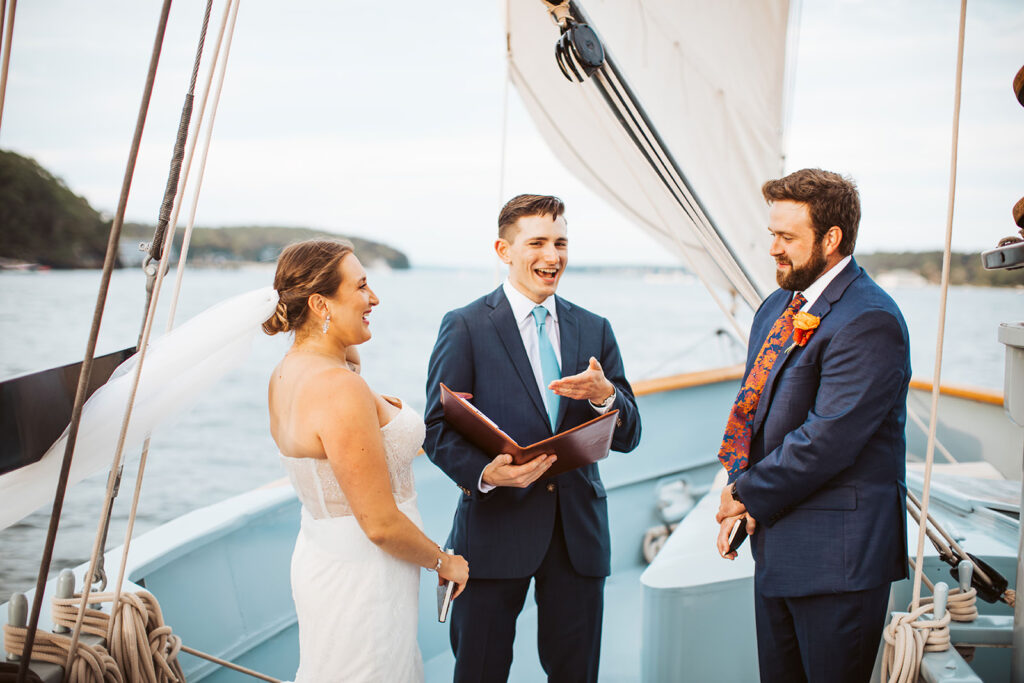 maine sailboat wedding