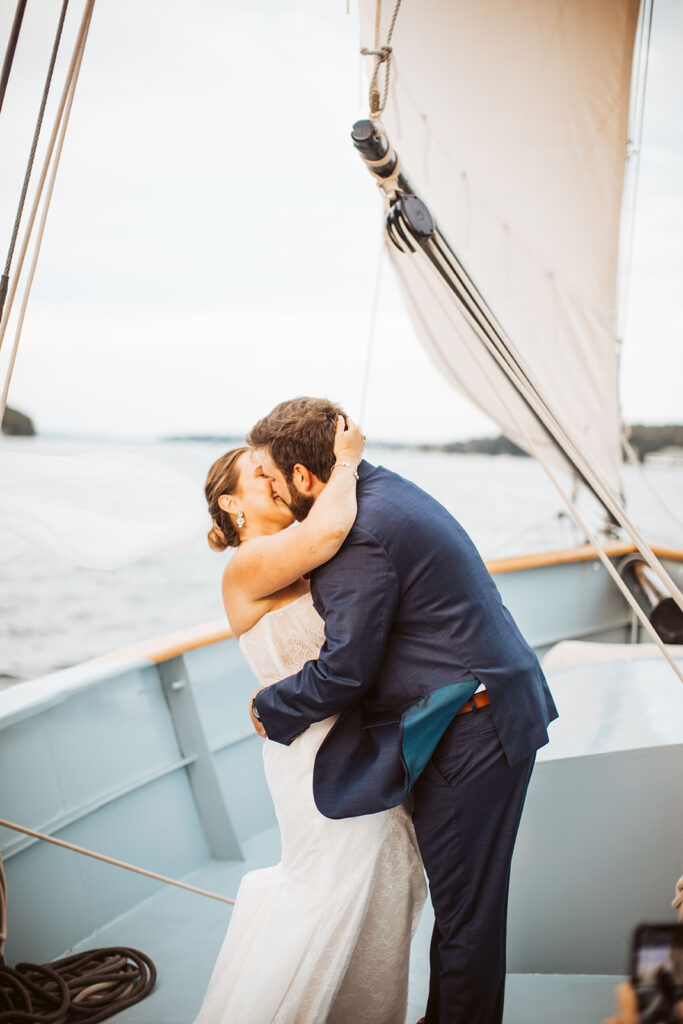 maine sailboat wedding