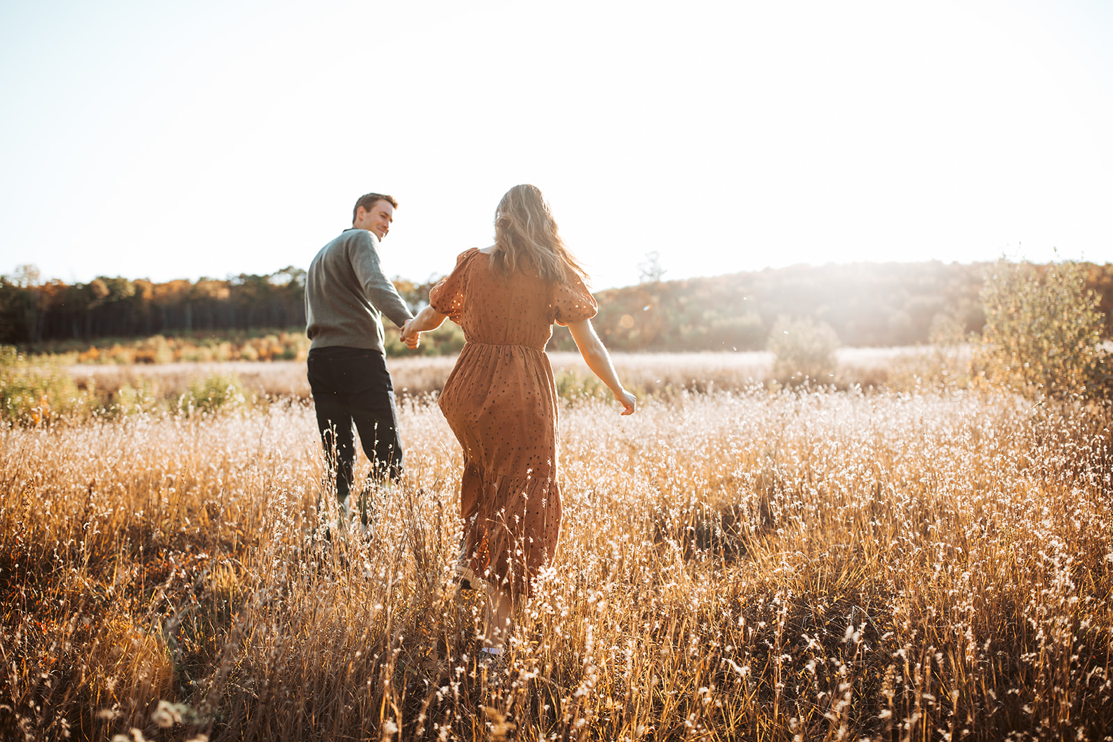 foss mountain engagement photos