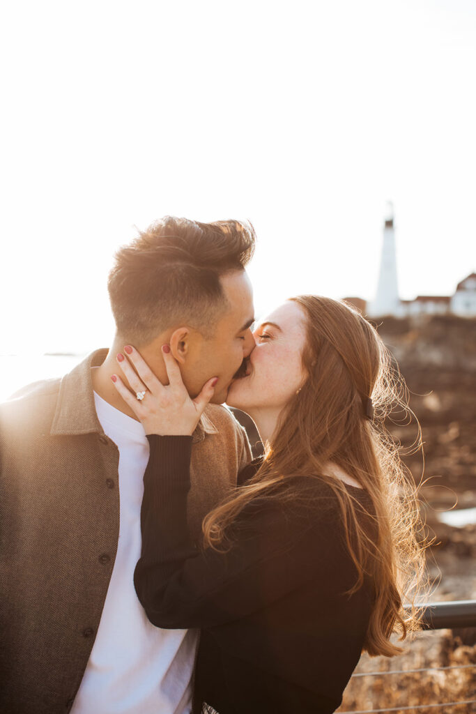 portland headlight engagement photos