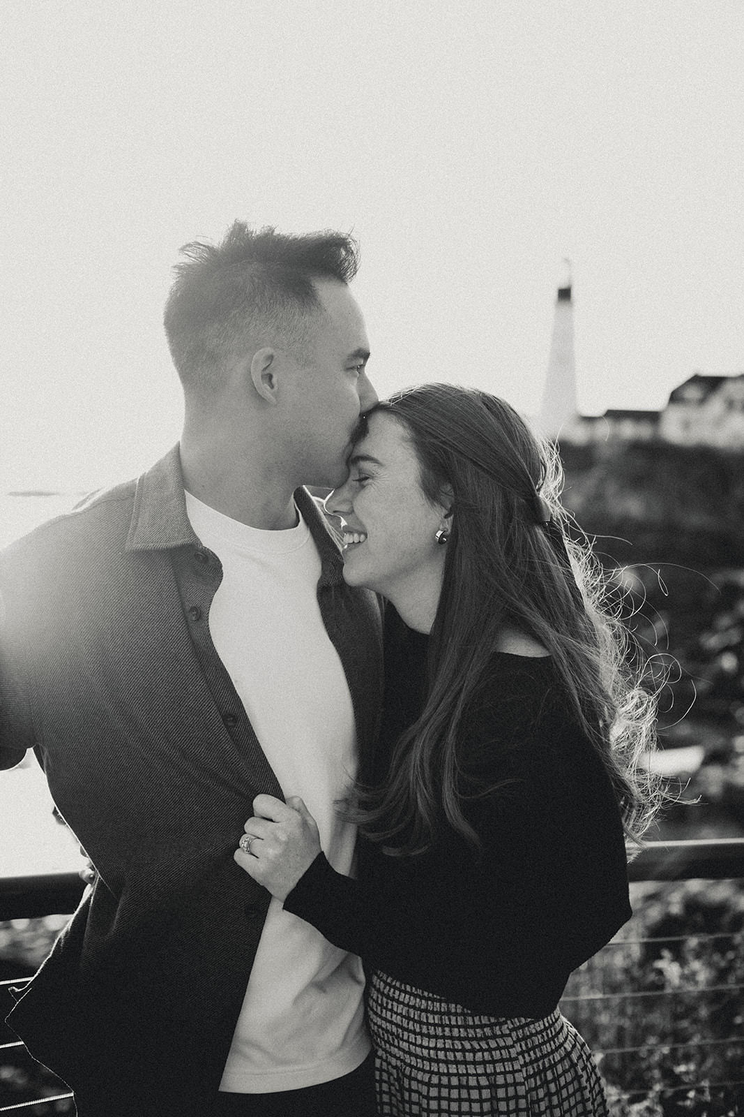 portland headlight engagement photos