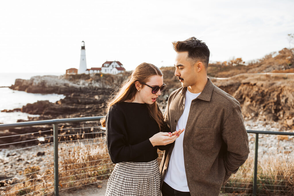portland headlight engagement photos