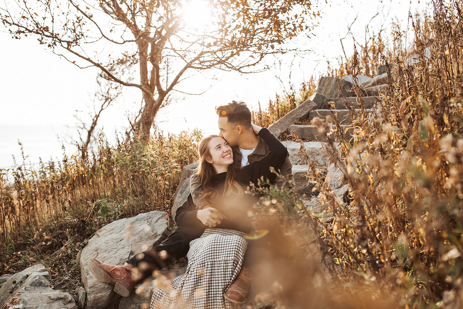 portland headlight engagement photos