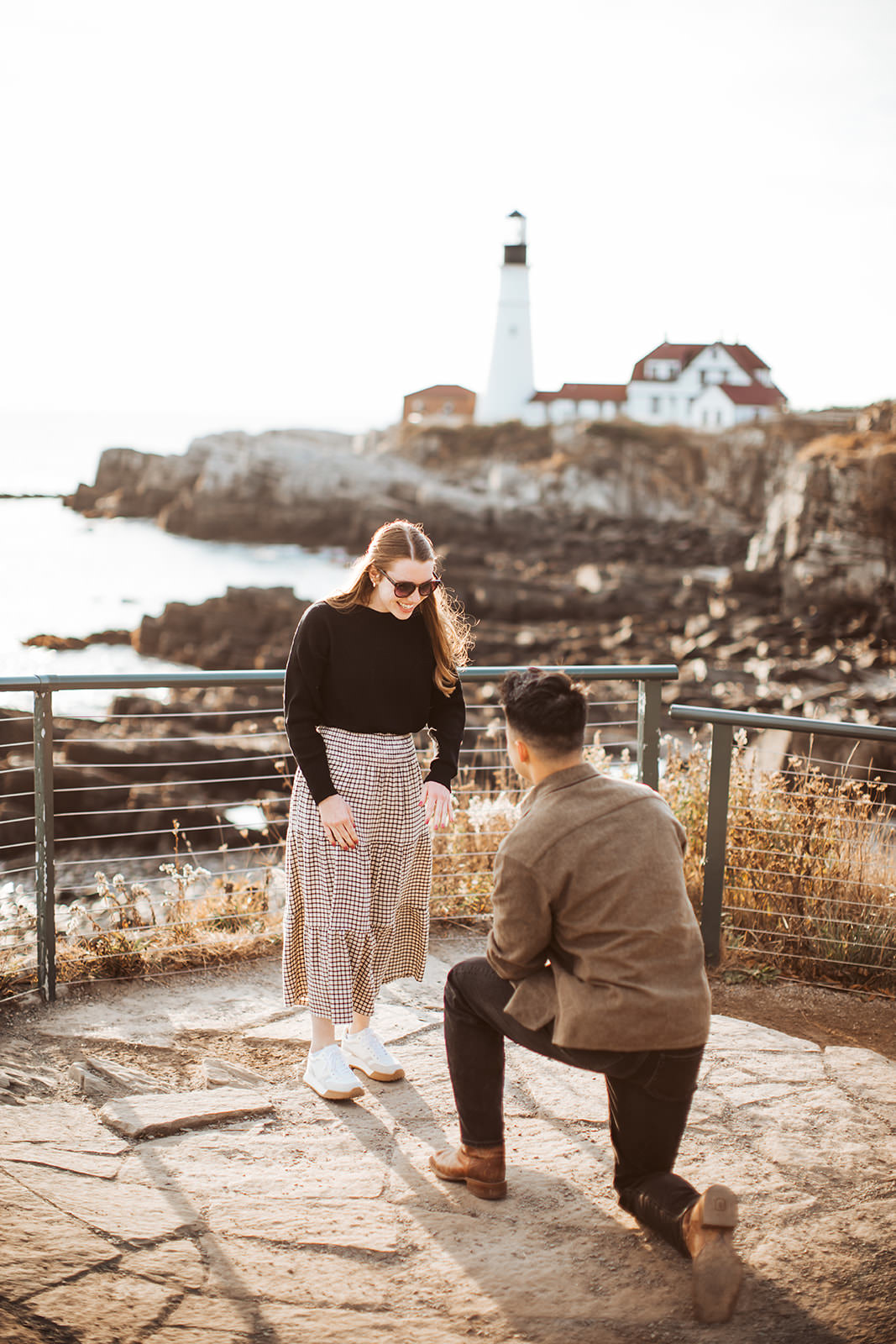 portland headlight engagement photos