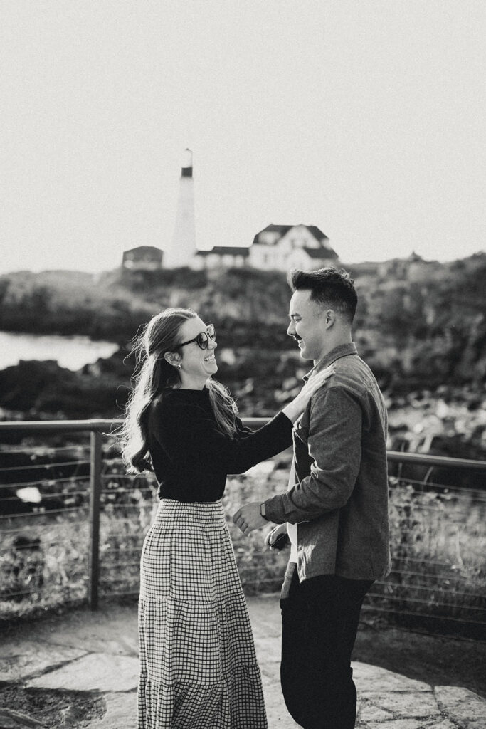 portland headlight engagement photos