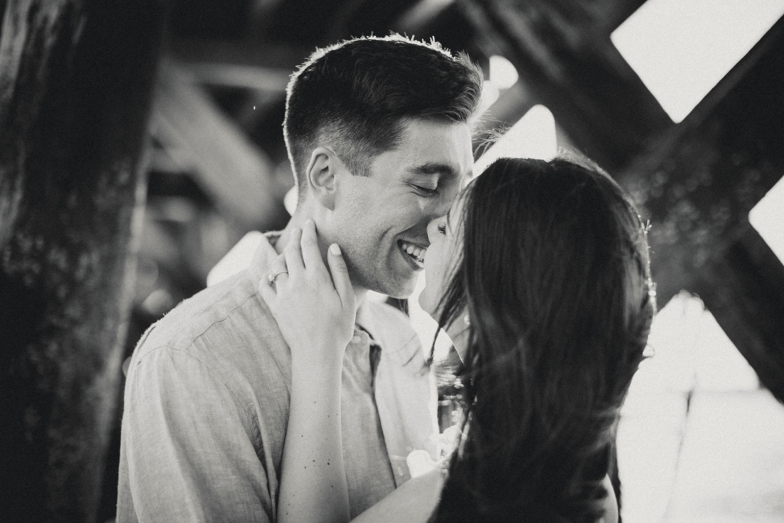 fort foster engagement photos