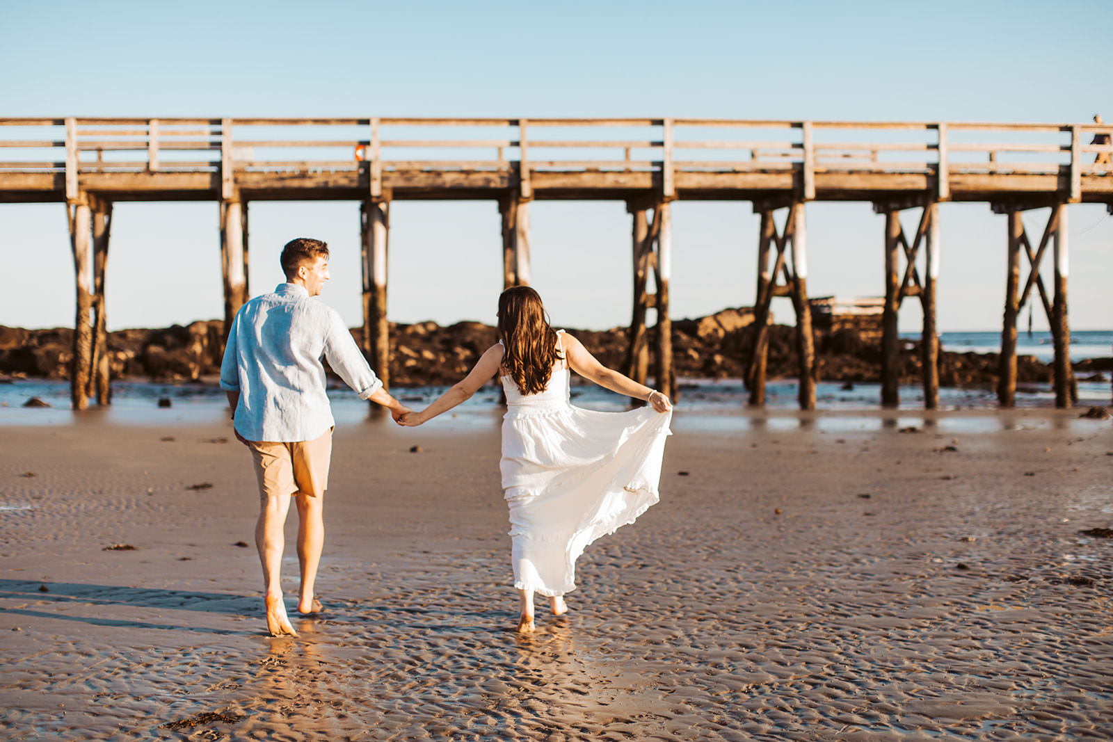 fort foster engagement photos