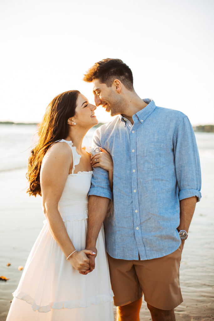 fort foster engagement photos