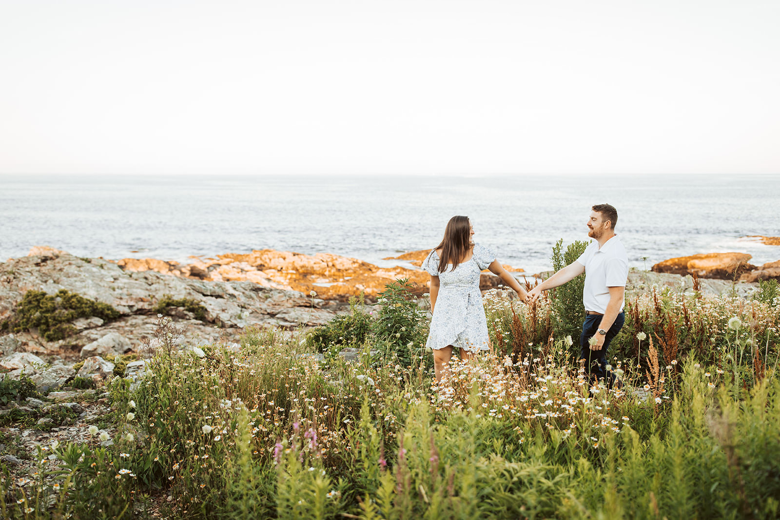ogunquit maine engagement photos