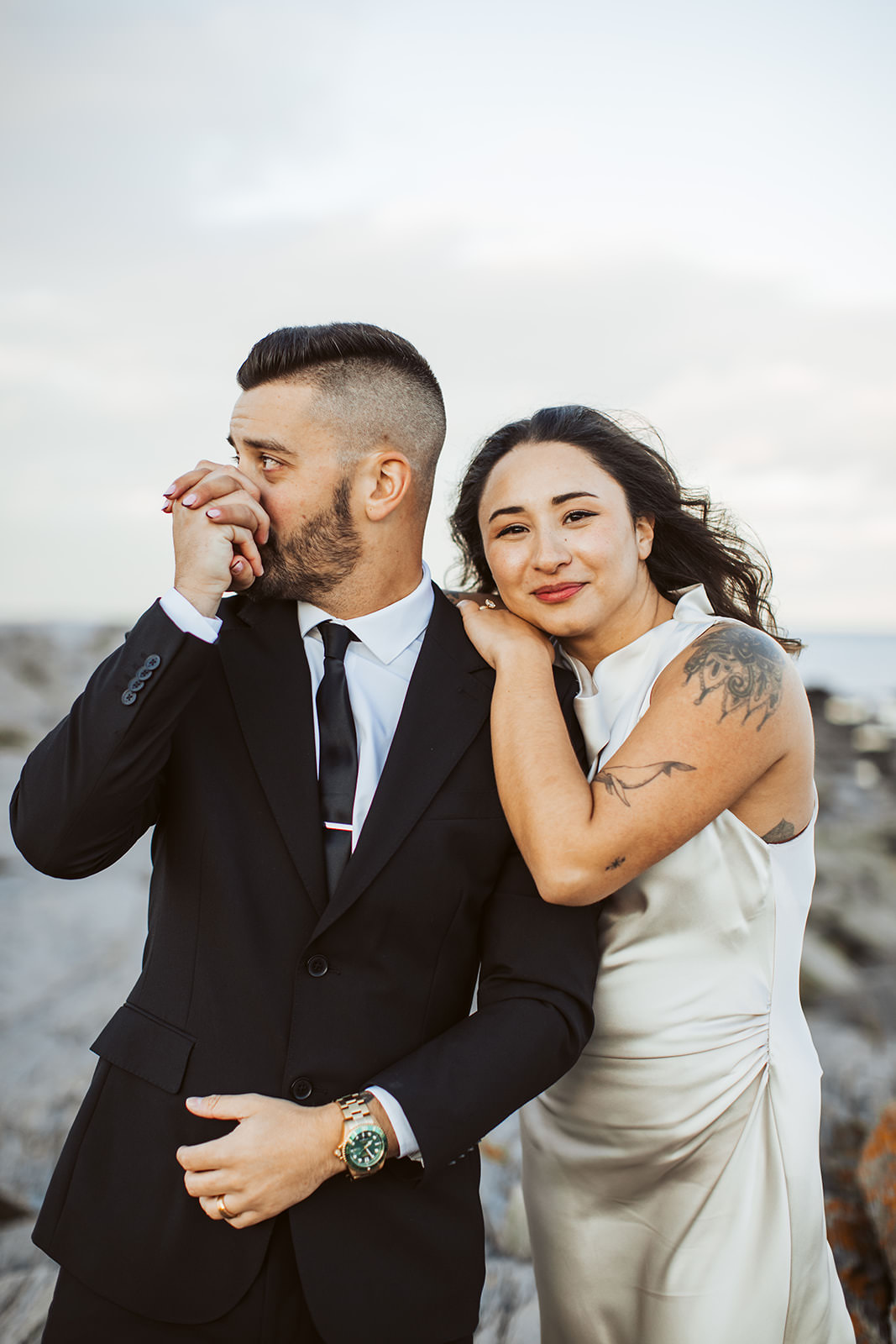 2 lights state park engagement photos