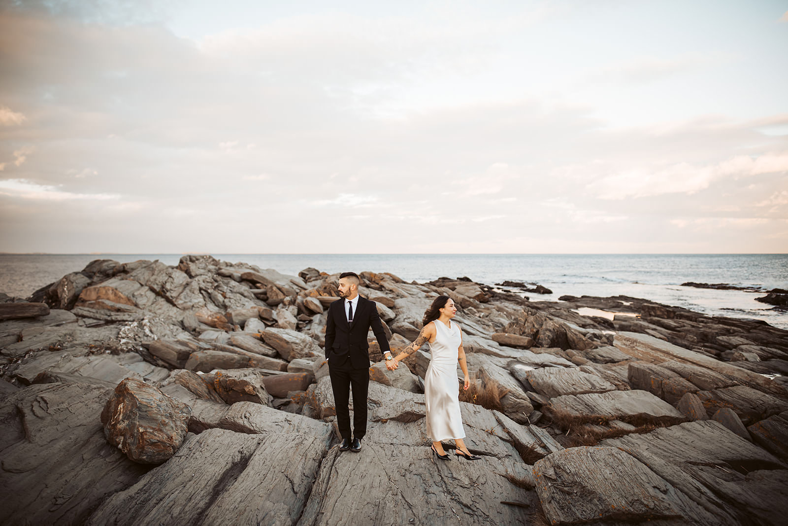 2 lights state park engagement photos