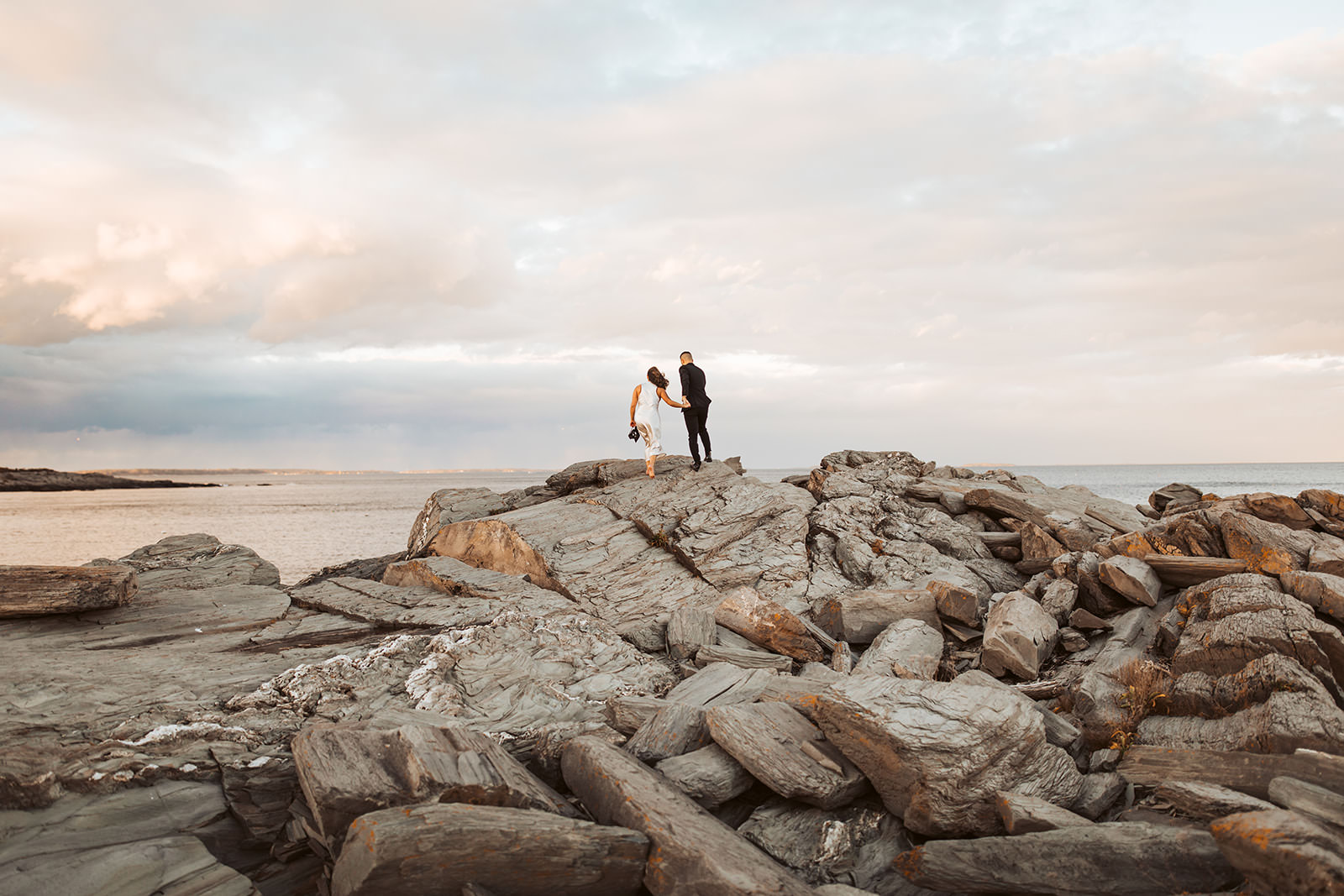 2 lights state park engagement photos