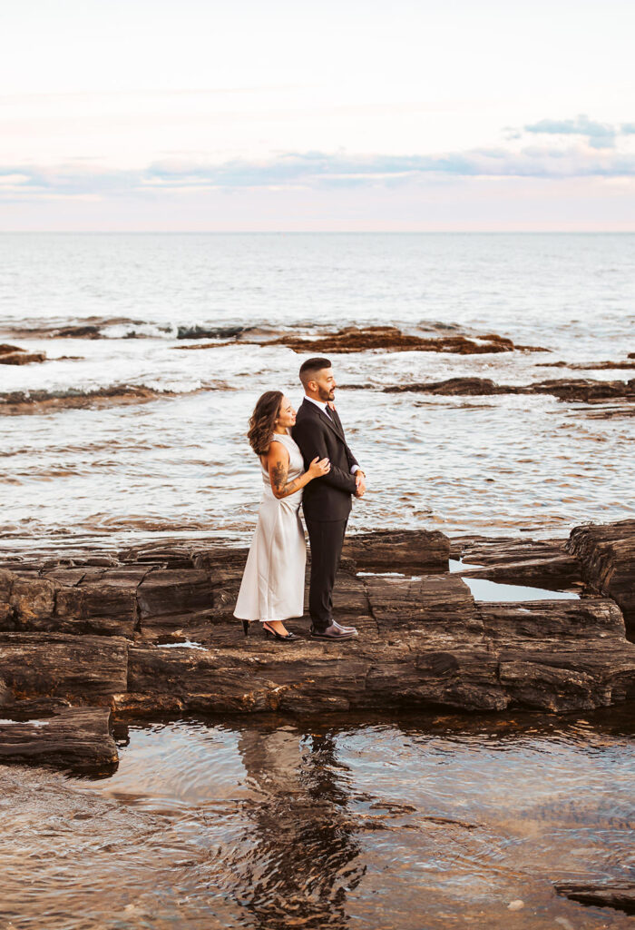 2 lights state park engagement photos