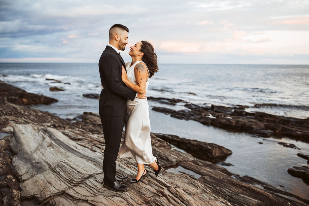 2 lights state park engagement photos