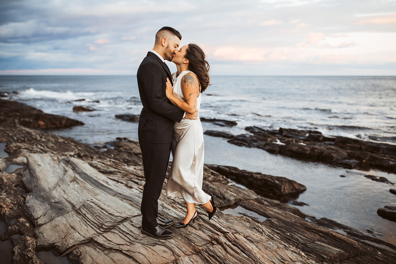 2 lights state park engagement photos