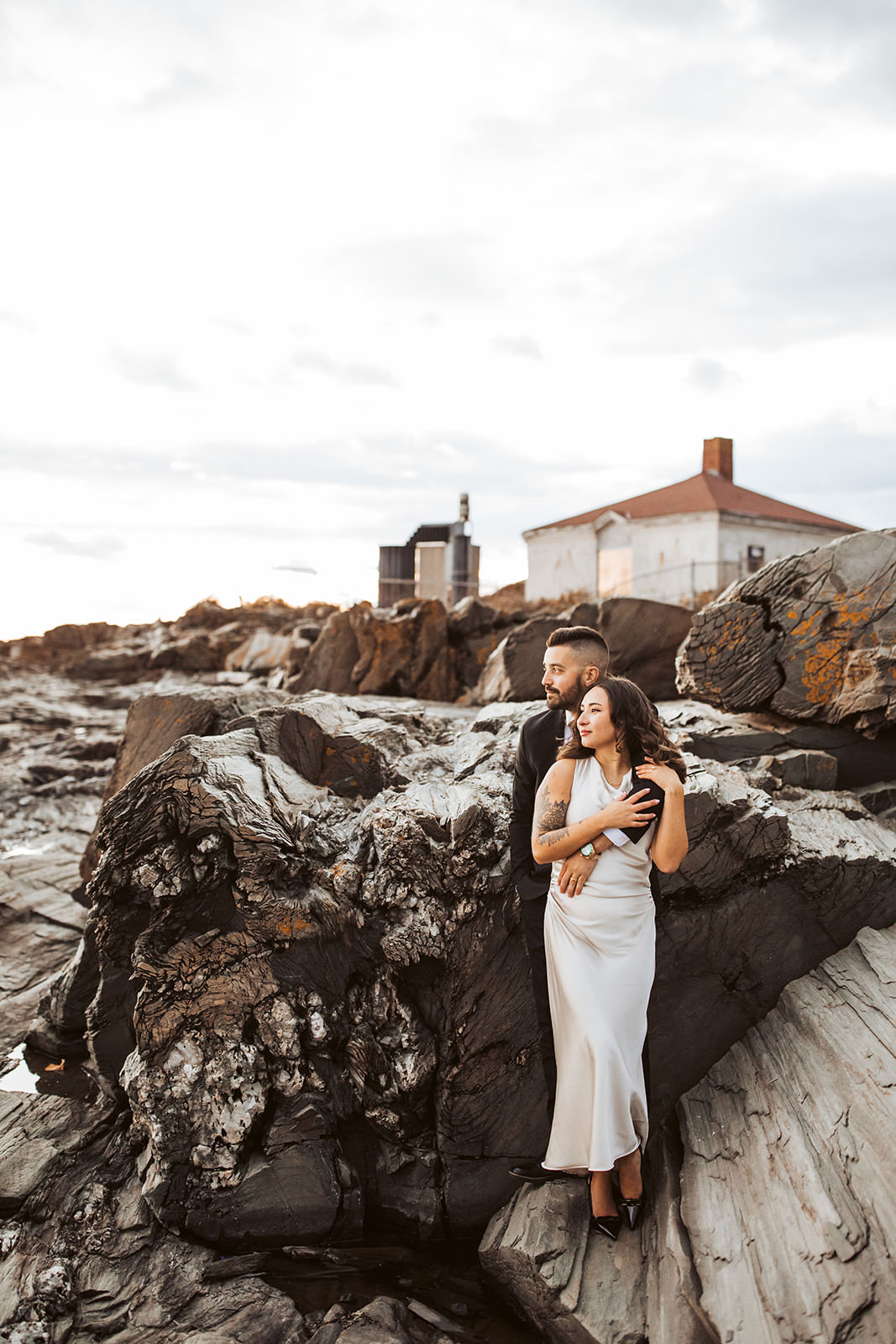 2 lights state park engagement photos