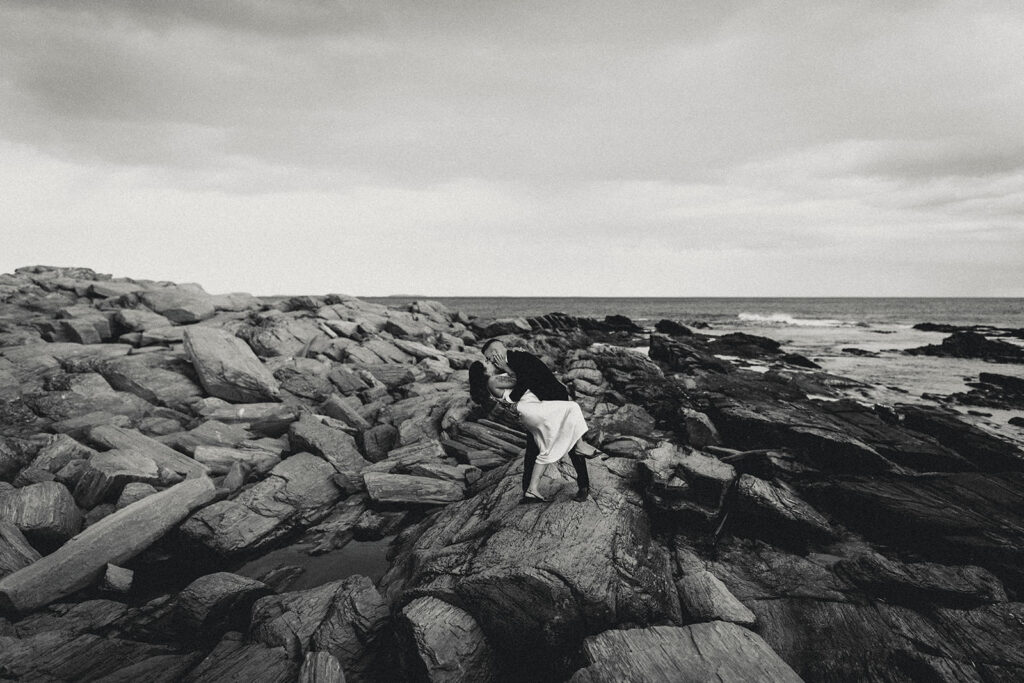 2 lights state park engagement photos