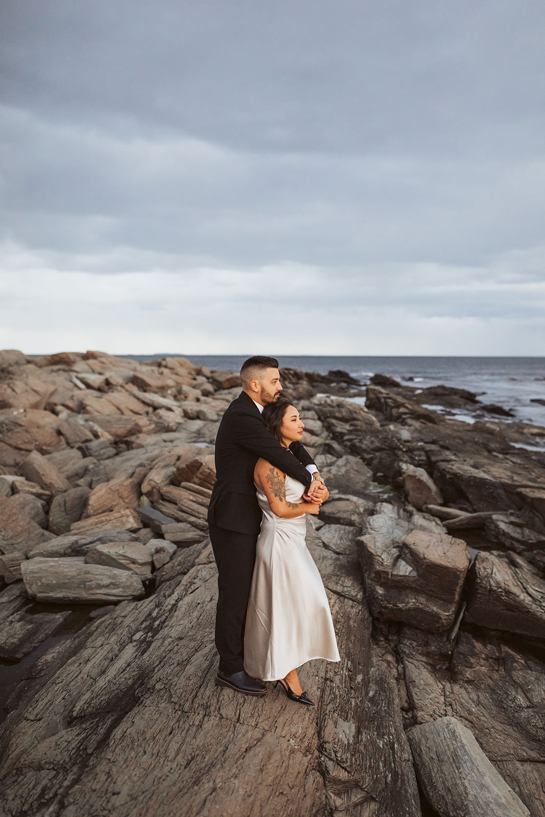 2 lights state park engagement photos