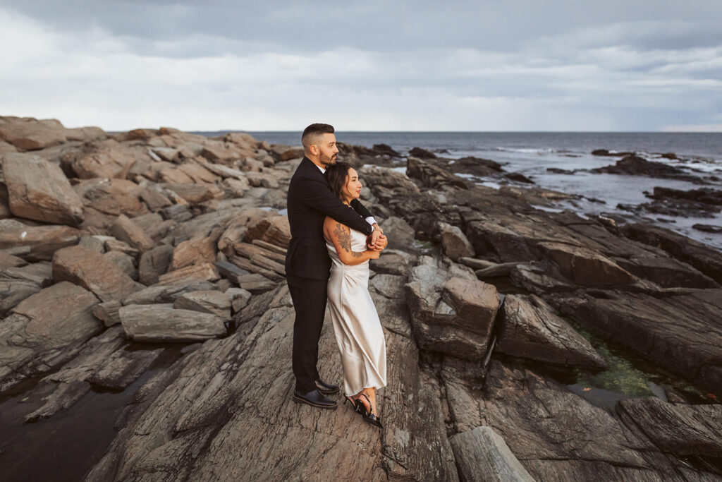 2 lights state park engagement photos