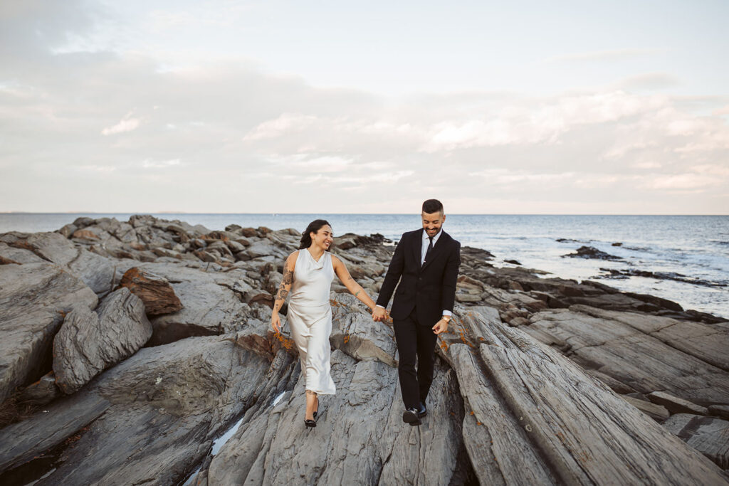 2 lights state park engagement photos
