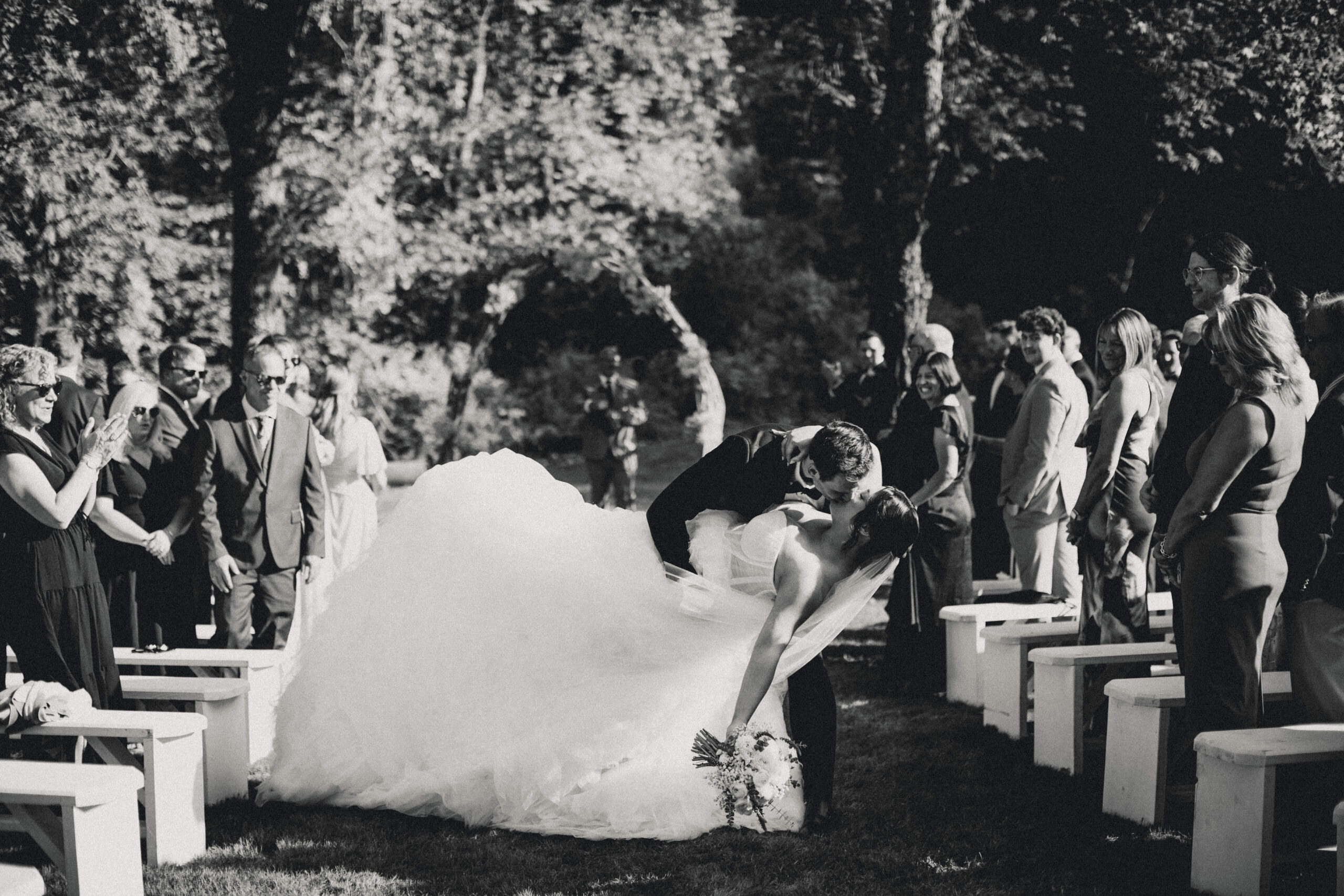 a wedding at stone barn