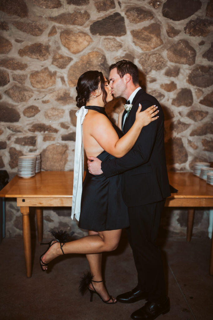 a wedding at stone barn