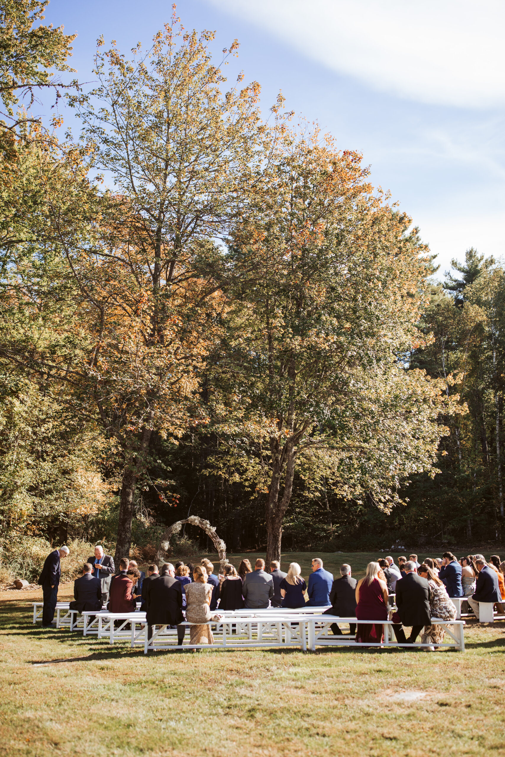 a wedding at stone barn