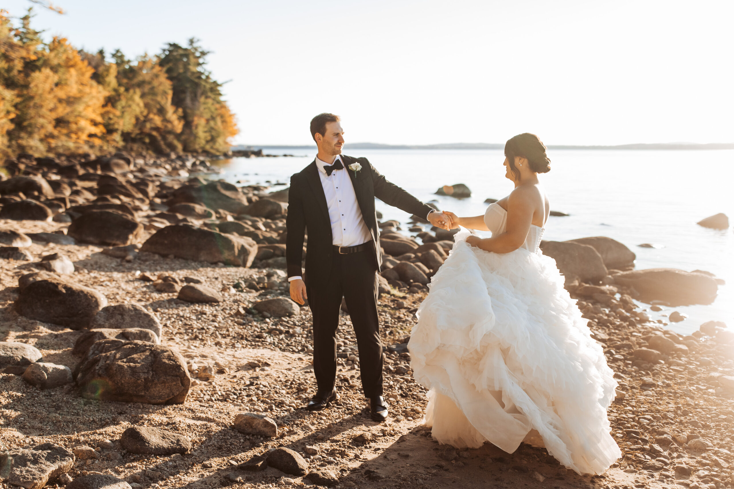 a wedding at stone barn