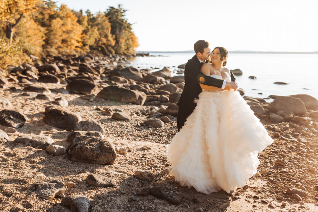 a wedding at stone barn