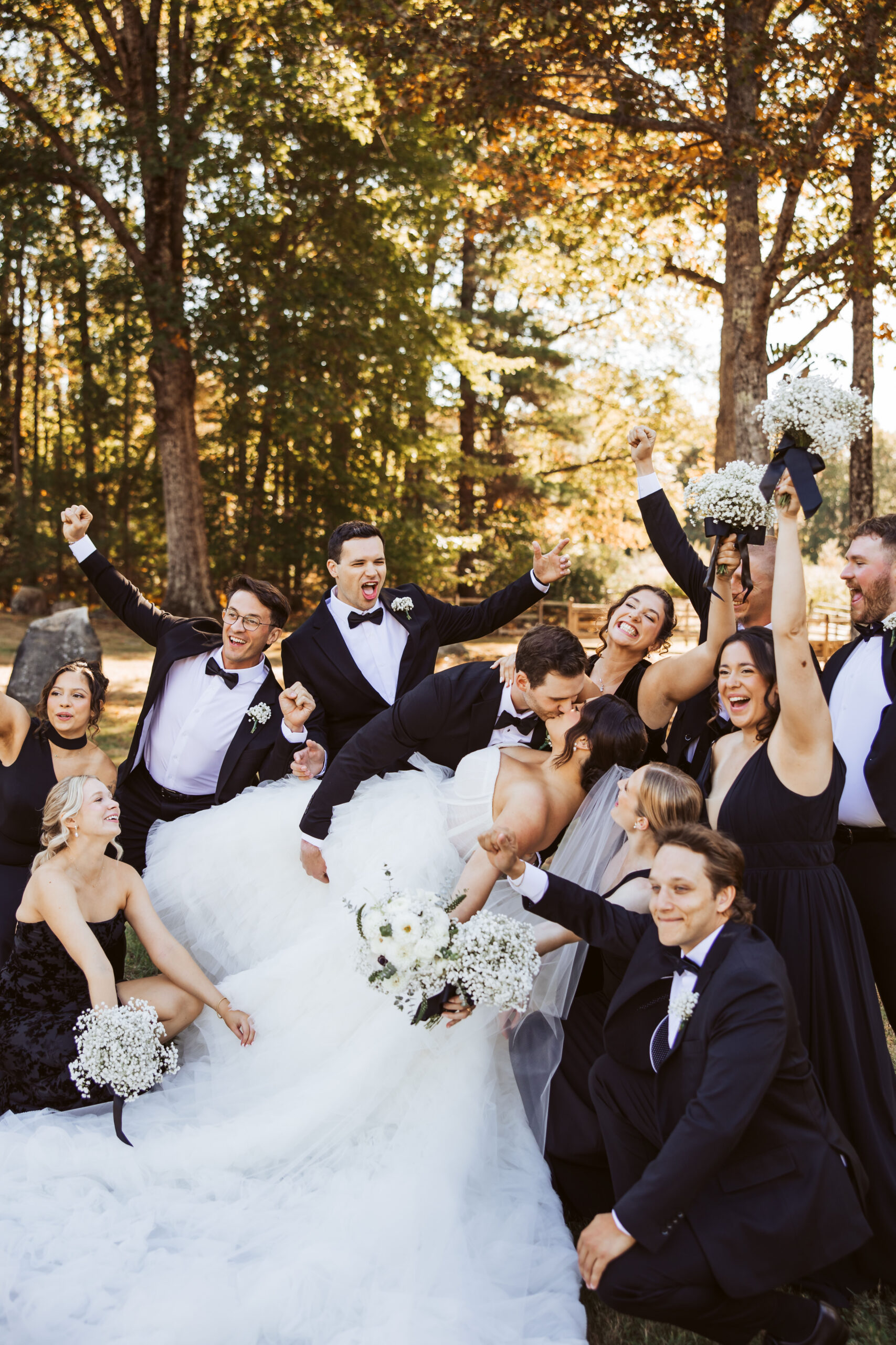 a wedding at stone barn