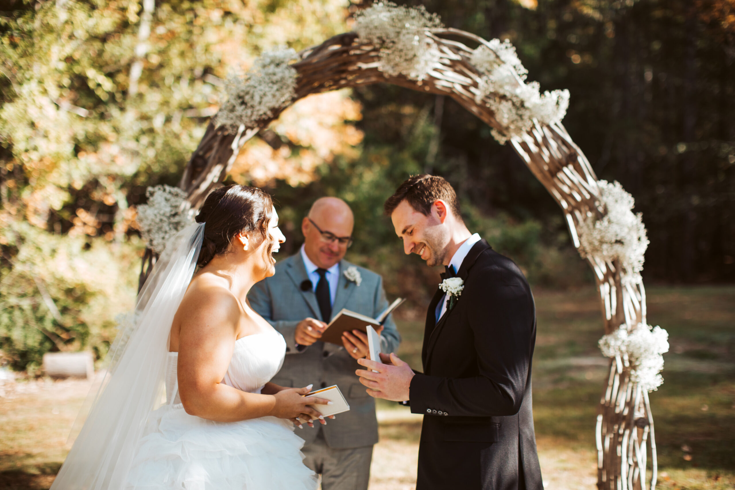 a wedding at stone barn