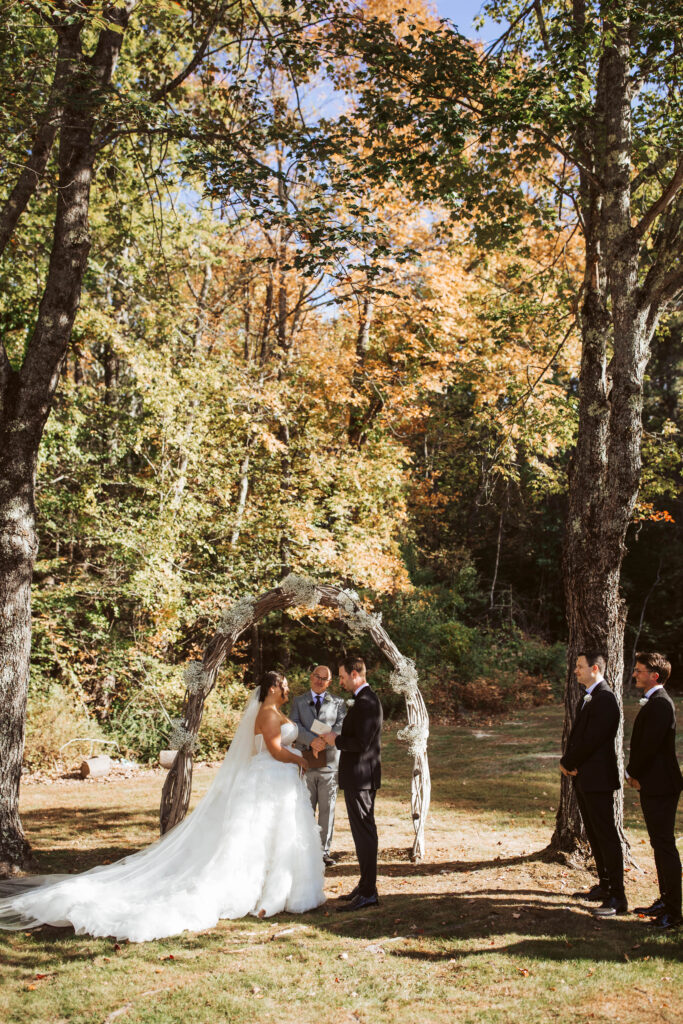 a wedding at stone barn