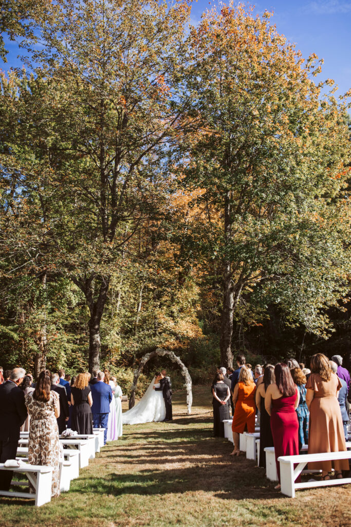 a wedding at stone barn