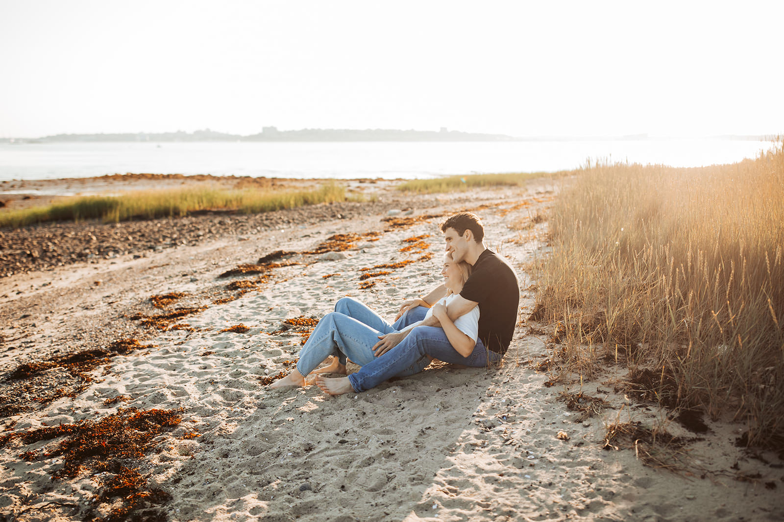 portland maine engagement photos