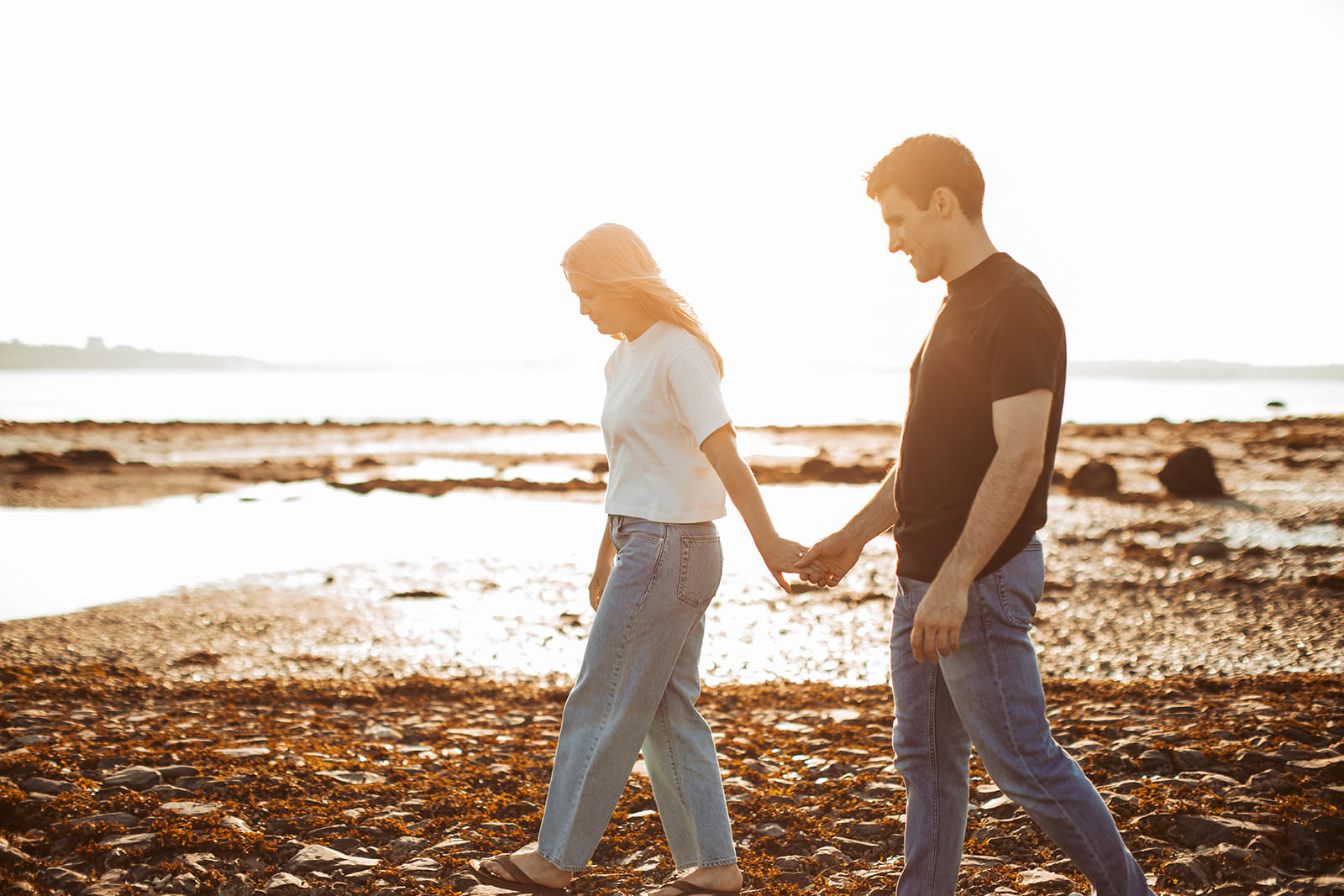 portland maine engagement photos