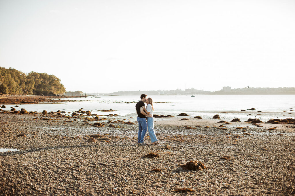 portland maine engagement photos