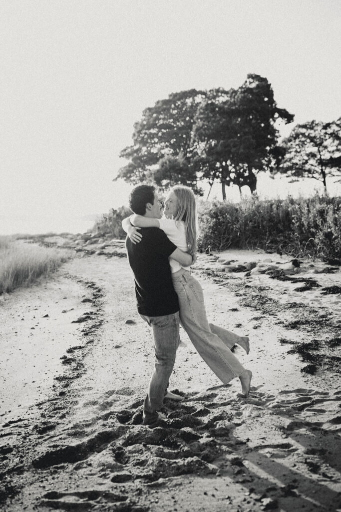 portland maine engagement photos