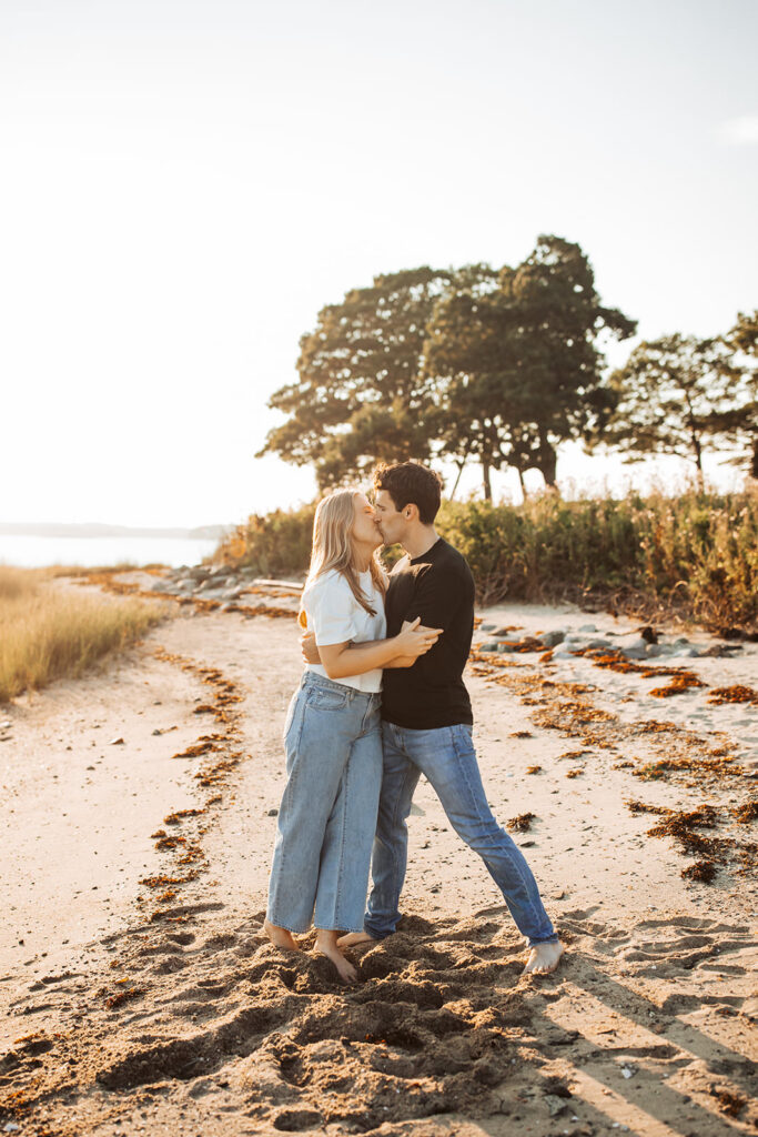 portland maine engagement photos