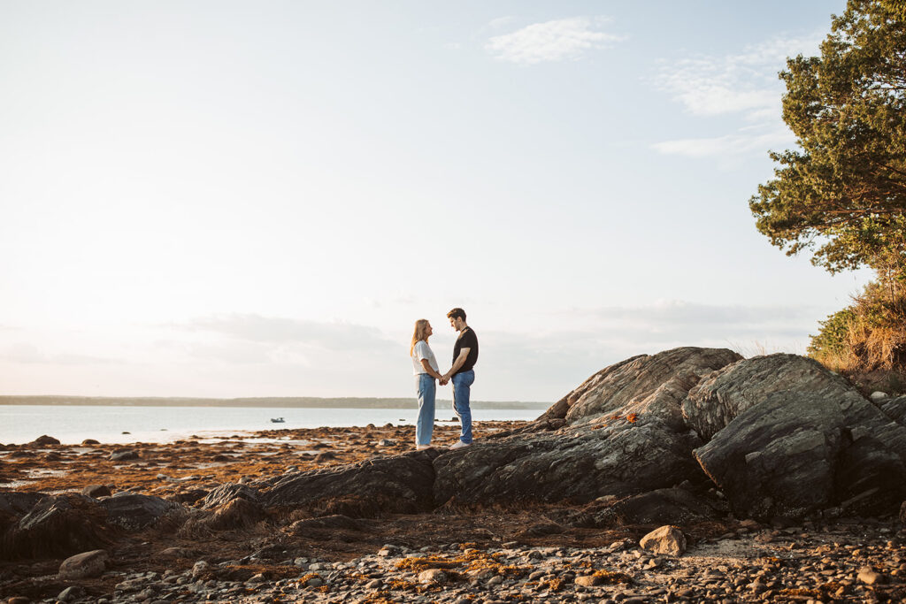 portland maine engagement photos