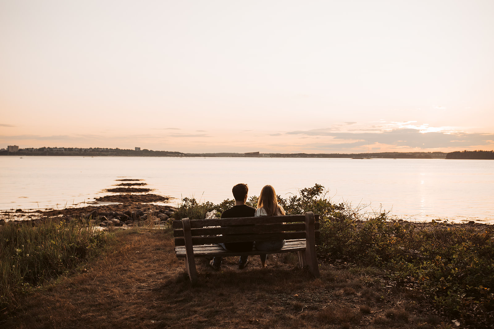 portland maine engagement photos