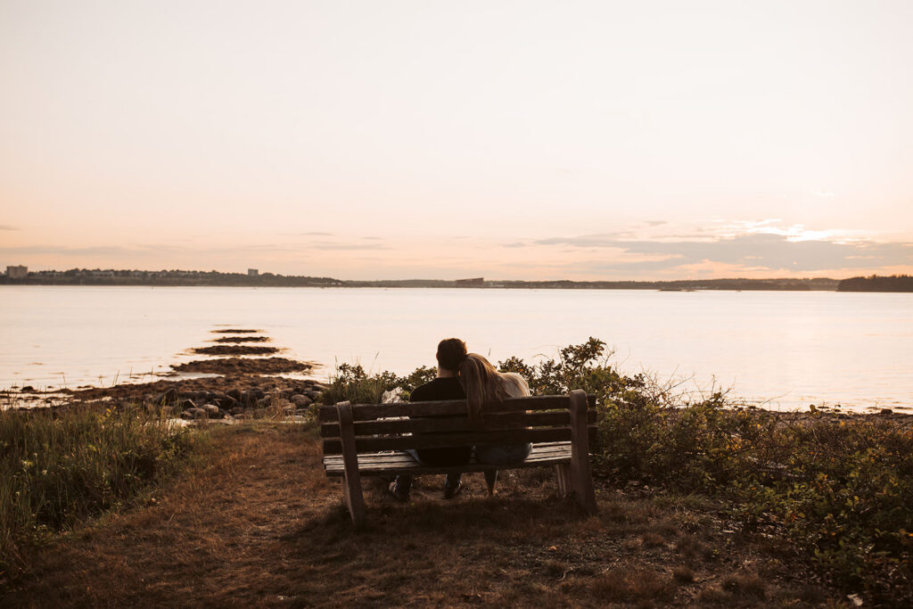 portland maine engagement photos