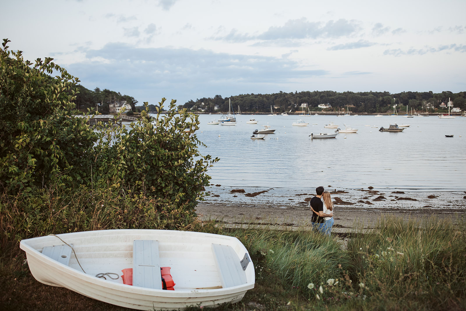portland maine engagement photos