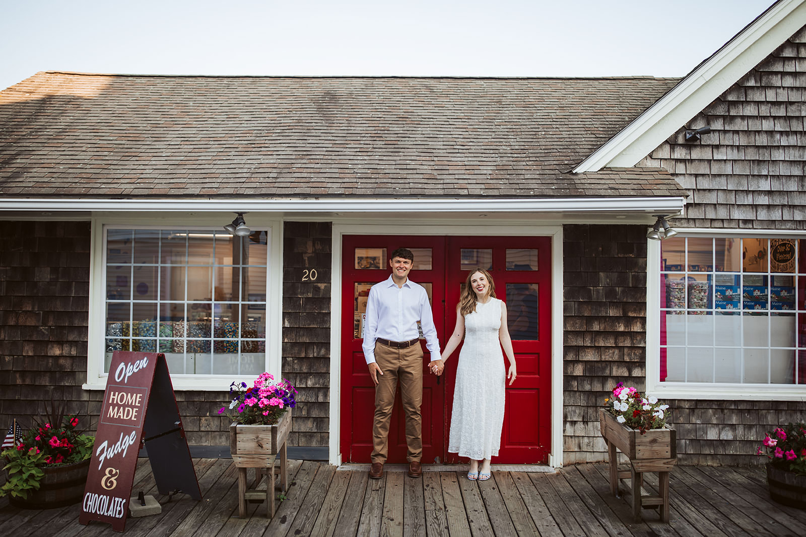 new england engagement session